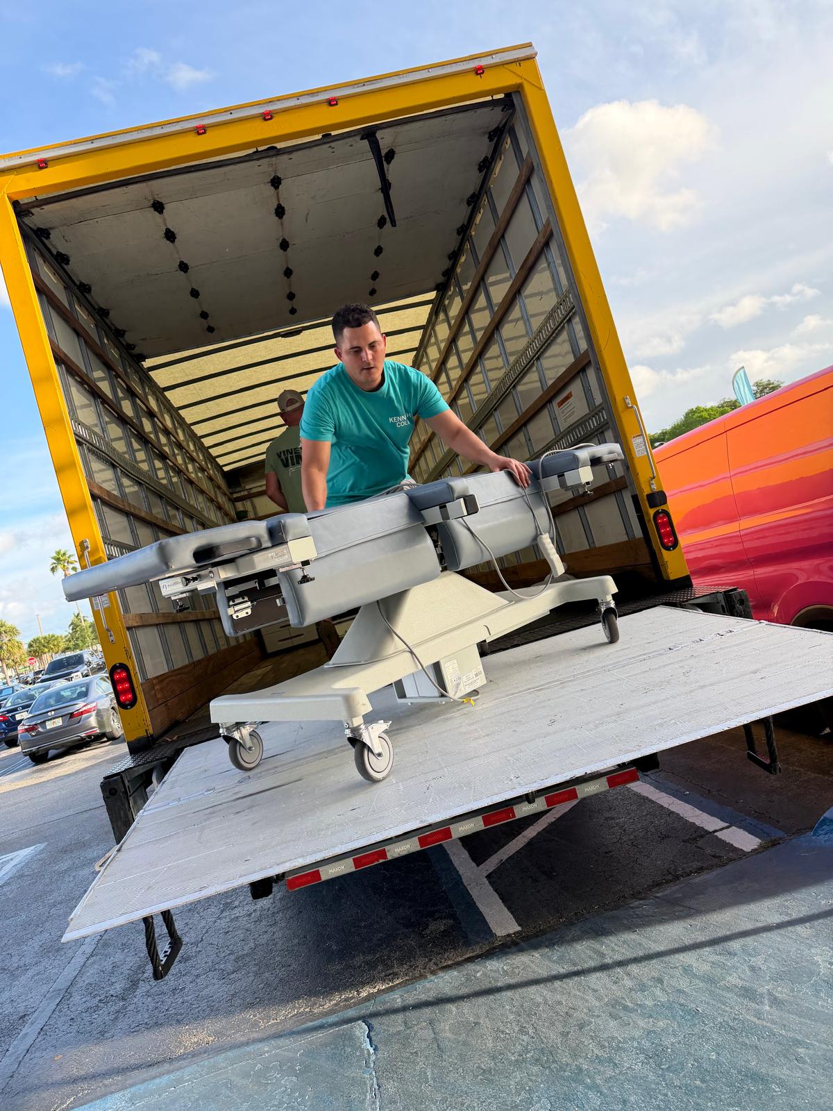 Equipment delivery